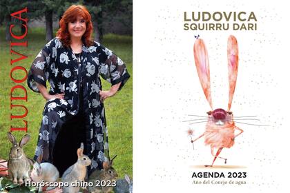 El horóscopo chino 2023 y una Agenda ilustrada 2023, son las nuevas obras de Ludovica Squirru para el año del conejo de agua.
