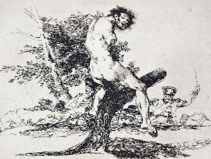 Una de las imágenes de la serie "Los desastres de la guerra", de Francisco de Goya