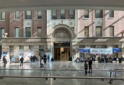 El Hospital Bellevue, donde permanecía internado Weinstein hasta el lunes pasado