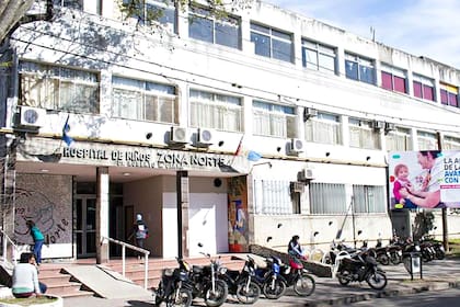 El hospital de Niños Zona Norte de Rosario; los funcionarios provinciales admiten que este año las afecciones respiratorias pediátricas comenzaron en mayo pasado