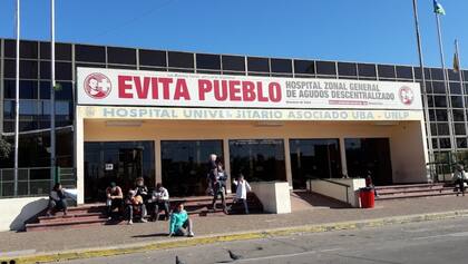 El Hospital Evita Pueblo de Berazategui donde fue atendido Hugo René Martínez