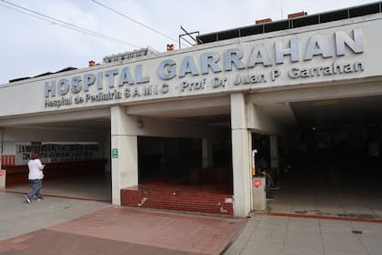 El hospital Garrahan el día después de la Noche de las velas en el Obelisco.