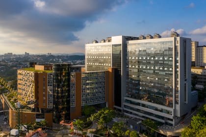 El Hospital Israelita Albert Einstein, en Morumbí, Brasil