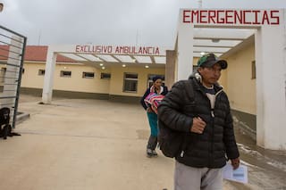 Cuántos extranjeros se atienden por año en el hospital de La Quiaca