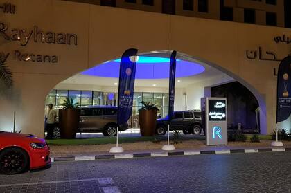 El hotel en el que River se hospeda en Al Ain