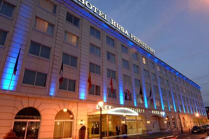 El hotel en el que se hospedó antes