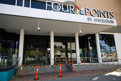 El hotel Four Points, en Perth, que se usaba para mantener a la gente en cuarentena