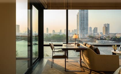 El hotel premiado tiene vistas únicas al río Chao Phraya