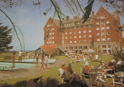 El hotel San Rafael en los años 70. Punta del Este, Uruguay