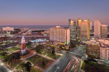 El hotel Sheraton en el barrio de Retiro en Buenos Aires