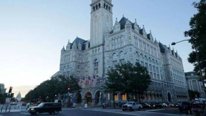 El hotel, situado en la Avenida Pensilvania, la calle que conecta el Congreso con la Casa Blanca.