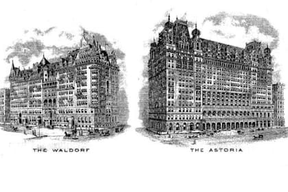 El hotel Waldorf y el Astoria