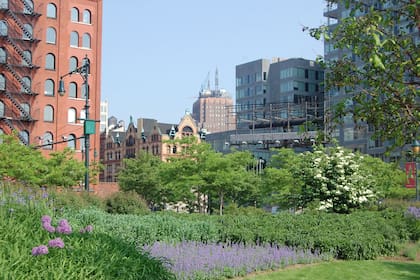 El Hudson River, diseñado entre 1990-2012, tiene una superficie de 2,2 km².