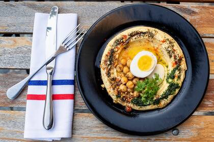 El hummus da FAYER, parte de su menú para el festival