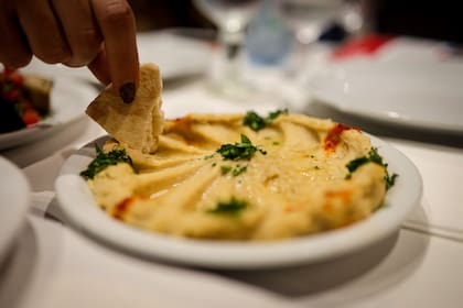 El hummus, un clásico de esta gastronomía