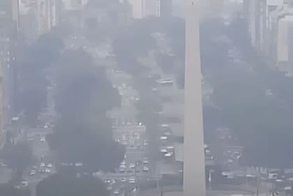El humo de los incendios en Bolivia llegó a la Ciudad de Buenos Aires