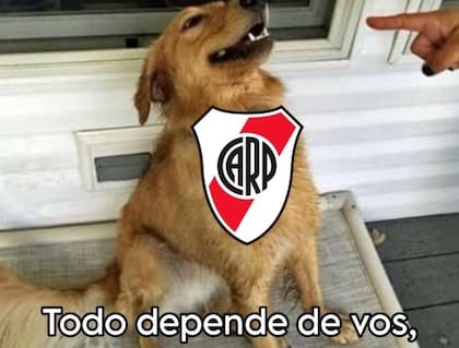 El humor de los hinchas de River