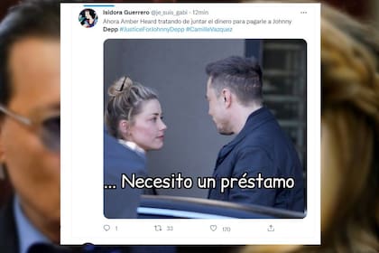 El humor siempre está presente en las redes sociales, y esta vez la "víctima" fue Amber Heard