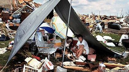 El huracán Andrew marcó profundamente a los residentes de la Florida (Crédito: City of Homestead/BBC)