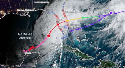 El huracán avanza hacia Florida convertido en categoría 5, en las próximas horas tocará tierra en Tampa