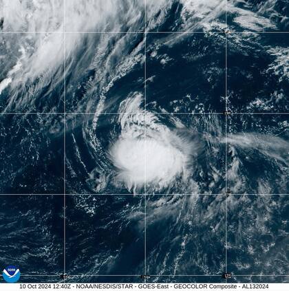 El huracán Leslie se formó en el Océano Atlántico; los expertos indican que se disipará entre el fin de semana y comienzos de la próxima