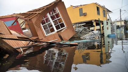 El huracán María en septiembre de 2017 devastó Puerto Rico.
