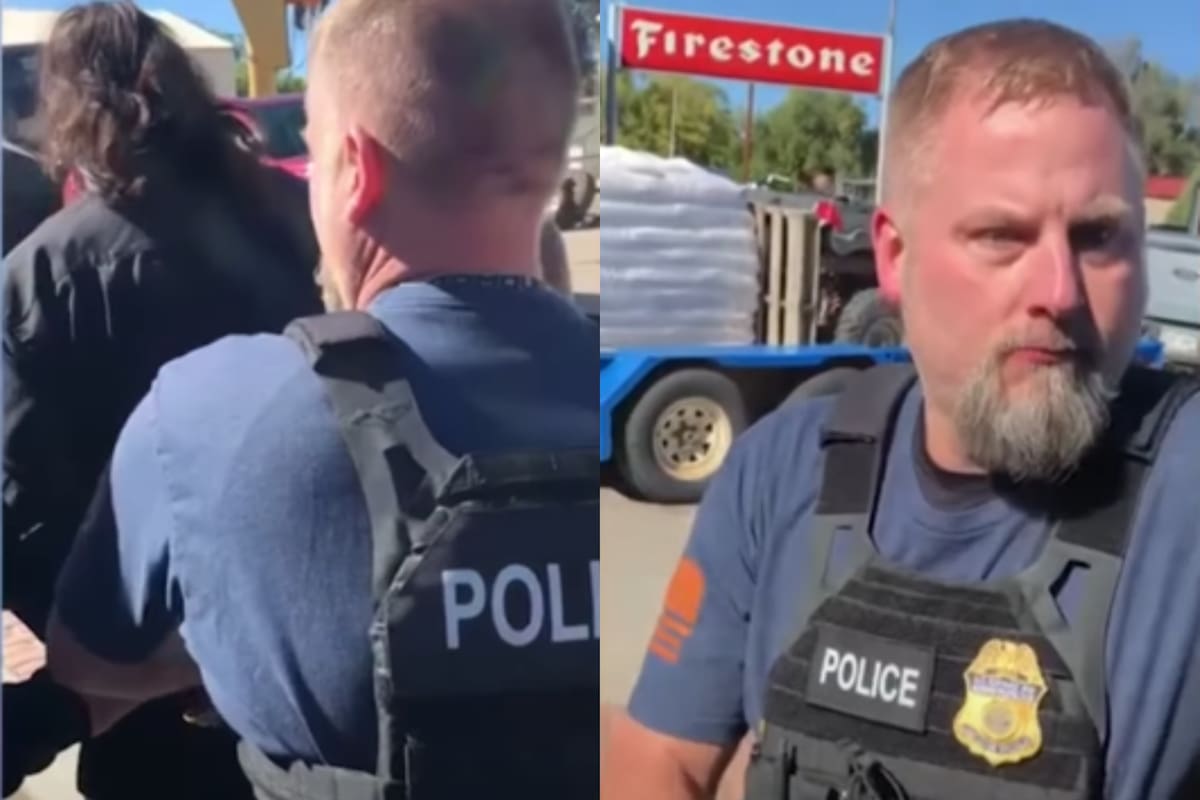 Su esposo es mexicano y ella grabó el momento en el que agentes del ICE irrumpen en su auto con un bebé a bordo