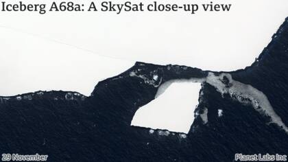 El iceberg se ha fragmentado, pero no tanto como esperaban los científicos