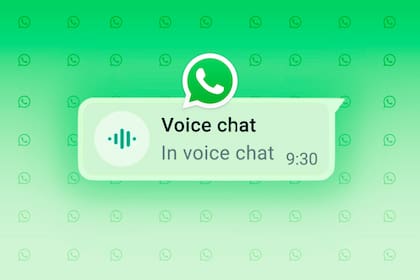 El ícono de las ondas está presente en los chats grupales