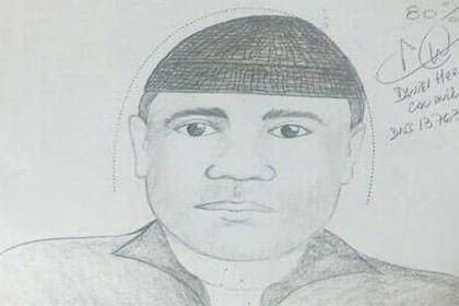 El identikit con el que buscaban al violador serial