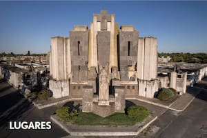 El impactante cementerio data de 1938