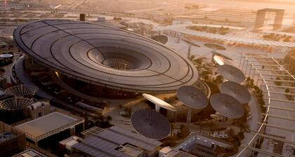 El impactante pavellón Terra, dedicado a la sustentabilidad de la Expo Dubai 2020