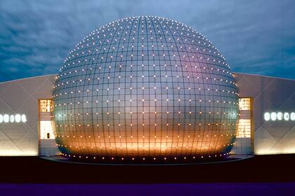 El impactante Salón de la Fama está en Springfield, Massachussetts.