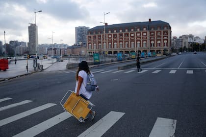 El impacto del paro en Mar del Plata, con calles desérticas