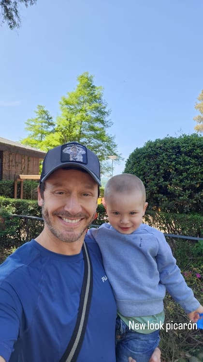 El impensado cambio de look de Amancio, el hijo de Benjamín Vicuña