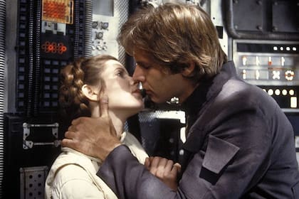 Harrison Ford y Carrie Fisher, en una escena de El imperio contraataca