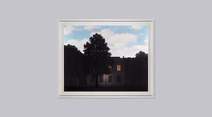El imperio de las luces, obra de Magritte