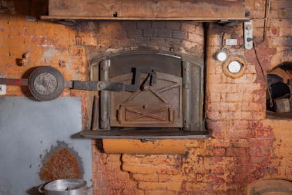 El imponente horno, el corazón del lugar