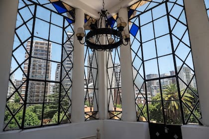 El imponente mirador del Club Belgrano, testigo de más de un siglo de historia y tradición en el barri