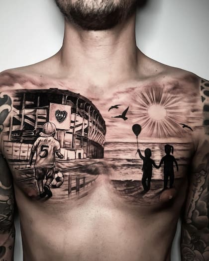El imponente tatuaje de Leandro Paredes
Foto: INSTAGRAM / @valentinorussotattoo