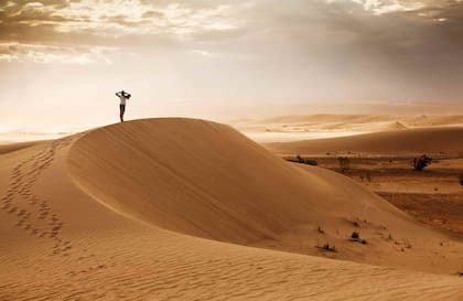 El imponente y extraño paisaje de las dunas del Tatón.