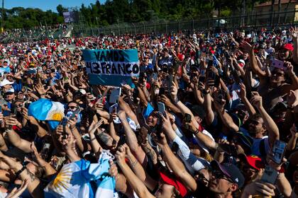 El impresionante apoyo a Franco Colapinto en el Gran Premio de Emilia-Romagna 2025
