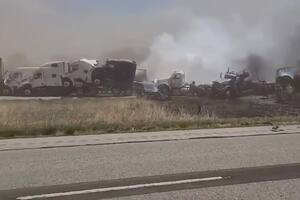 El impresionante choque en Illinois