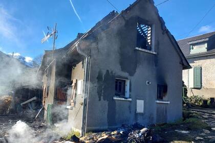 El incendio de la vivienda tuvo lugar en la mañana del pasado sábado, en la localidad francesa de Bagnères-de-Bigorre