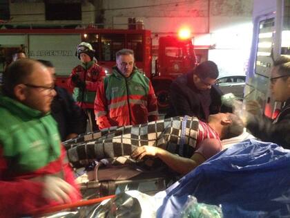 El incendio dejó tres heridos