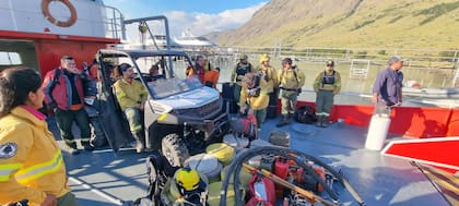 El incendio en el Cerro Huemul comenzó el domingo por la tarde