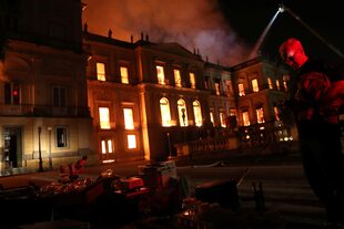 El incendio en el Museo Nacional de Río de Janeiro, en Brasil generó la pérdida de millones de obras