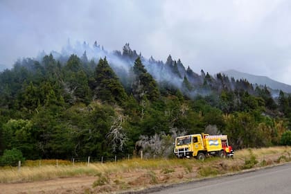 El incendio en el Parque Nacional Los Alerces está fuera de control