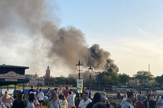 Disney: se incendió un pabellón del parque temático Epcot