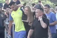 El incidente de Eliana Guercio que asustó a Chiquito Romero en la previa del partido de Boca contra Estudiantes